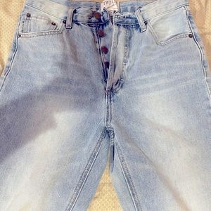 Kason Distressed High Rise Denim